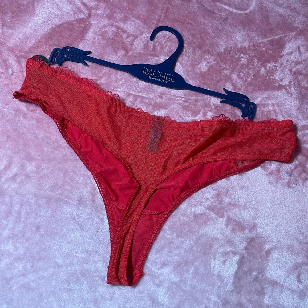Rachel Roy Classy Red Thong - Picture 4 of 5